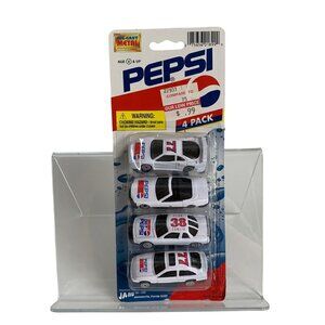 Ja-Ru Pepsi 4 Pack Die Cast Metal Cars Vintage 1996